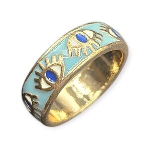 Evil Eye Stackable Ring